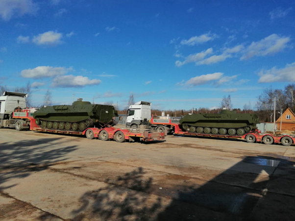 Доставка спецгрузов и военной техники